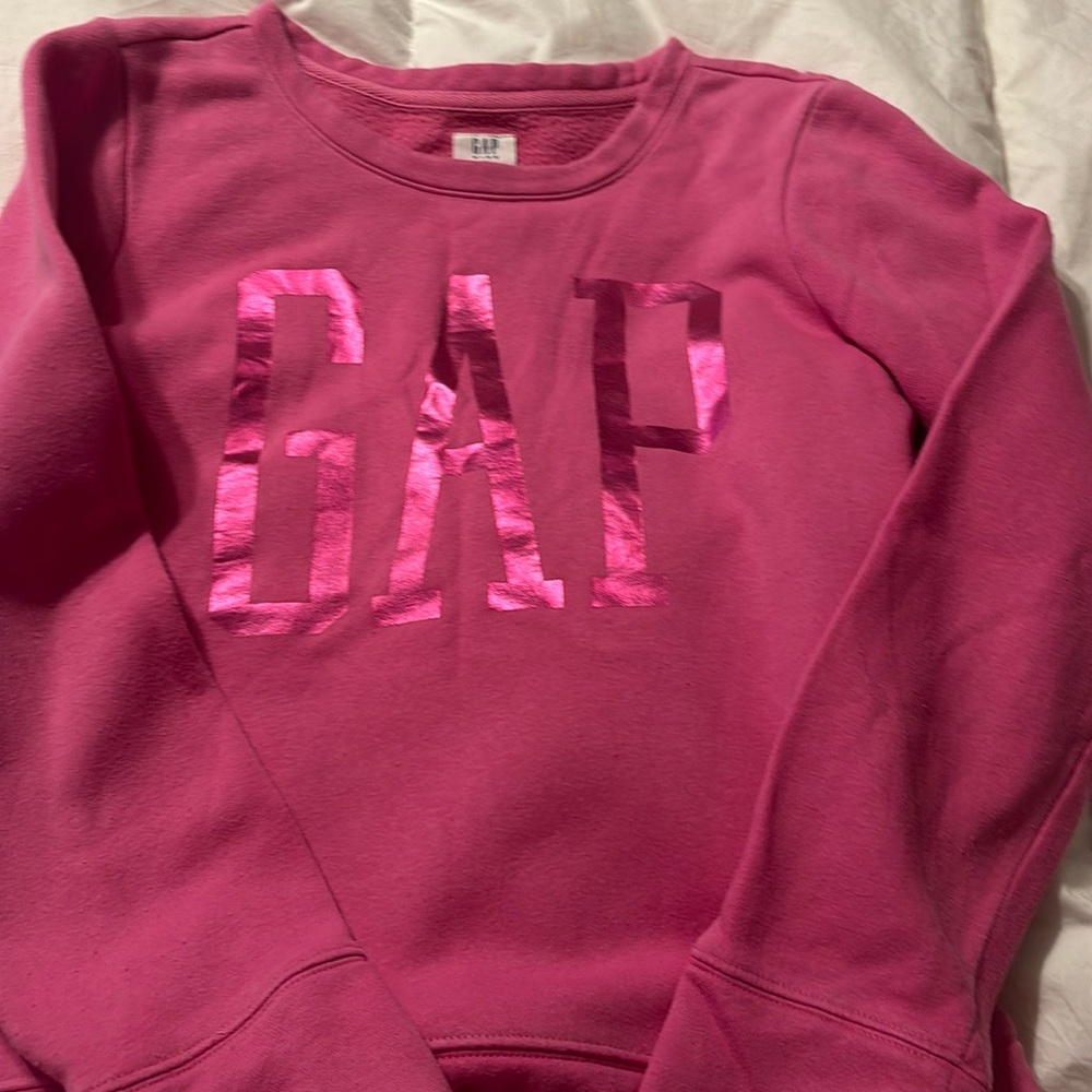Gap pink sweatshirt, girls size xxl. Gently used